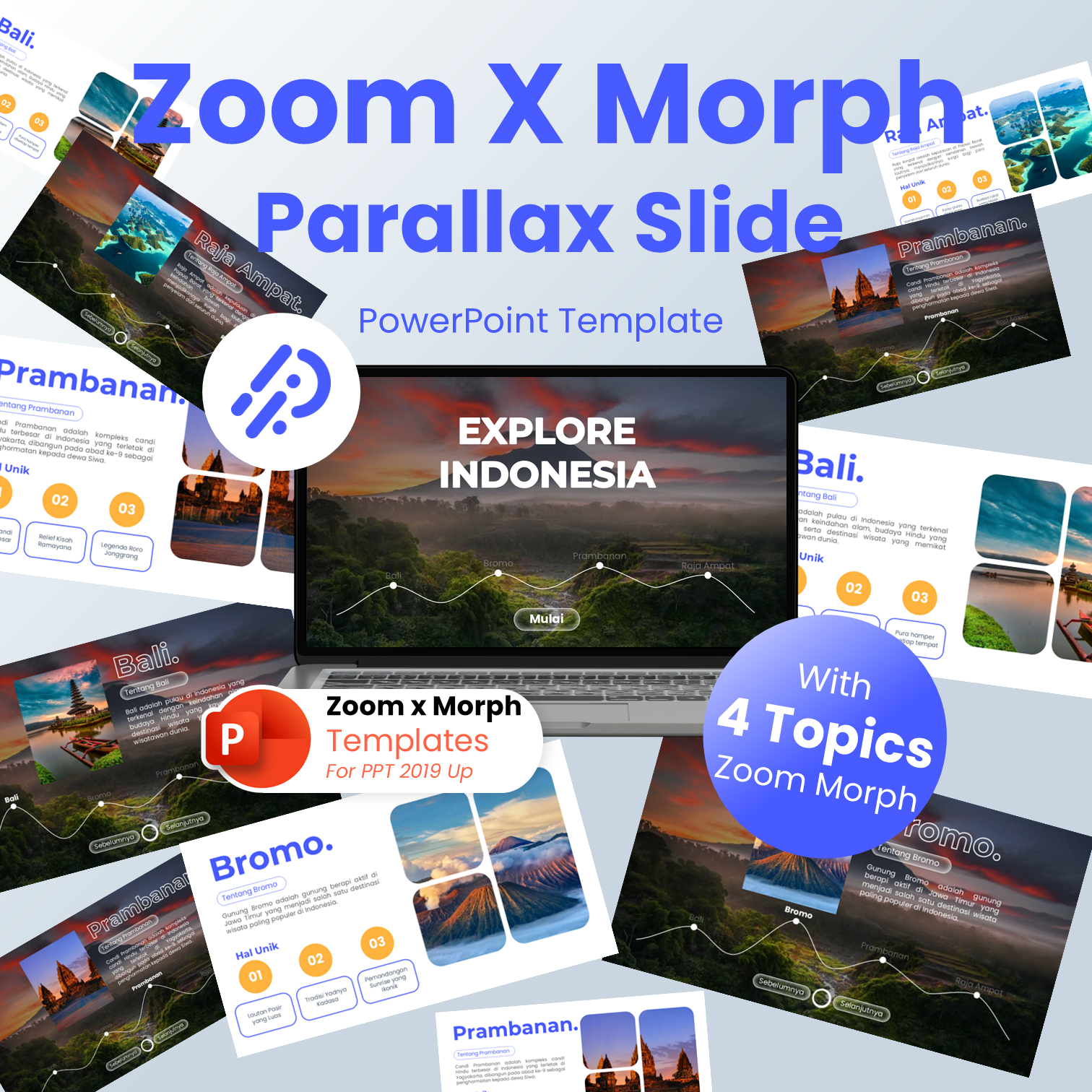 Slide Zoom Morph Parallax PowerPoint
